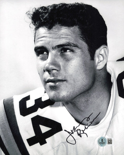 Johnny Robinson Autographed 8x10 Photo Kansas City Chiefs Beckett QR #BS31993