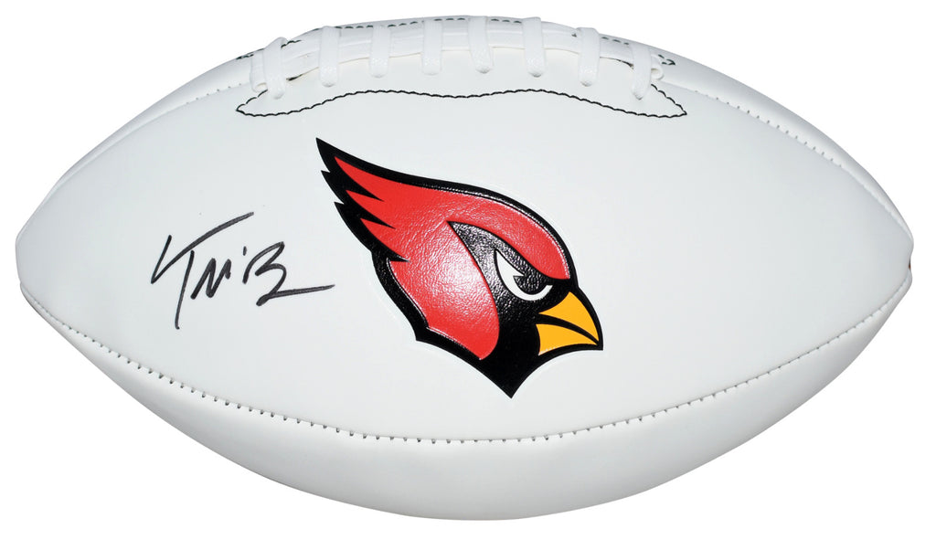 Cardinal Football Ripedlogo TREY McBRIDE SIGNED AUTOGRAPHED ARIZONA CARDINALS WHITE LOGO FOOTBALL ...