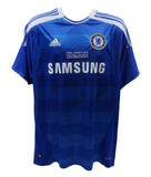 Torres, Drogba & Lampard Signed UCL Final Chelsea Soccer Jersey with Beckett COA