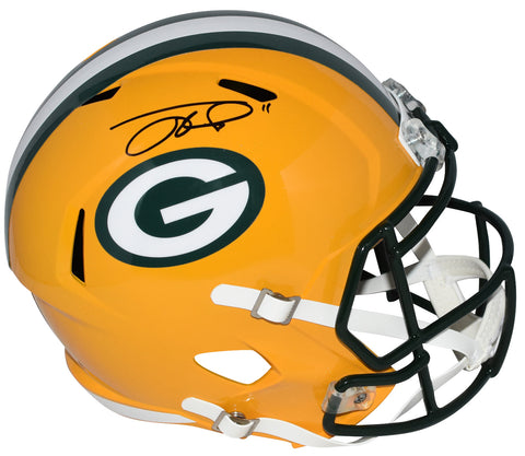 JAYDEN REED SIGNED AUTOGRAPHED GREEN BAY PACKERS FULL SIZE SPEED HELMET BECKETT