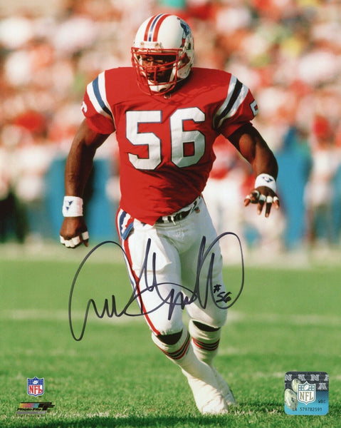 Andre Tippett New England Patriots Signed 8x10 Photo HOF Pats Alumni COA