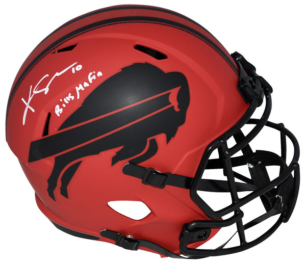 KHALIL SHAKIR AUTOGRAPHED BUFFALO BILLS RAVE FULL SIZE SPEED HELMET BECKETT