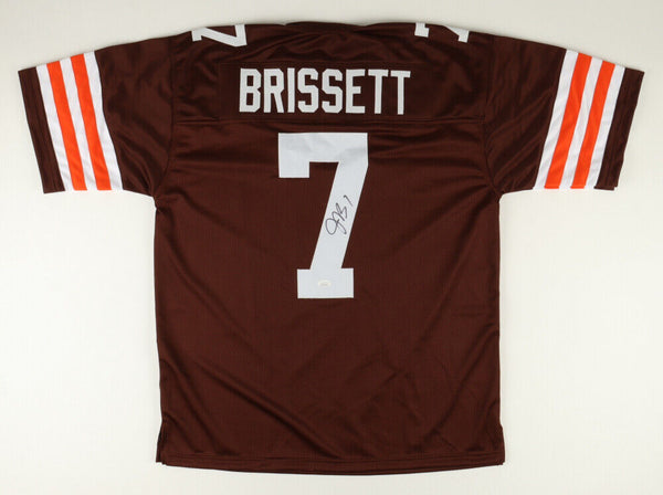 Jacoby Brissett Signed Cleveland Browns Jersey (JSA) 2016 3rd Round Draft Pick