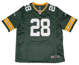 AJ DILLON SIGNED AUTOGRAPHED GREEN BAY PACKERS #28 NIKE GAME JERSEY JSA