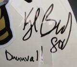 Kyle Brady Signed/Ins Full-Size Retro Replica Football Helmet Jaguars JSA 208101