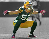 Clay Matthews III Signed Green Bay Packers Jersey (Beckett) 6xPro Bowl L.B.