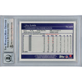 Ray Lewis Autographed 2009 Topps Chrome TC109 Slabbed Trading Card Beckett 50009