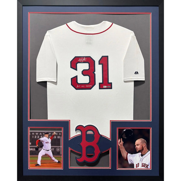 Jon Lester Autographed Signed Framed Boston Red Sox Jersey MLB COA