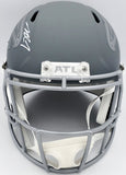 MICHAEL VICK AUTOGRAPHED FALCONS SLATE GRAY FULL SIZE HELMET BECKETT 243610