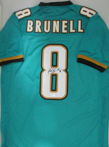 Jax Jaguars MARK BRUNELL Signed Custom Replica Teal Jersey AUTO - SS