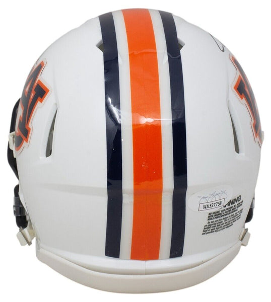 Chris Davis Signed Auburn Tigers Speed Mini Helmet Inscribed