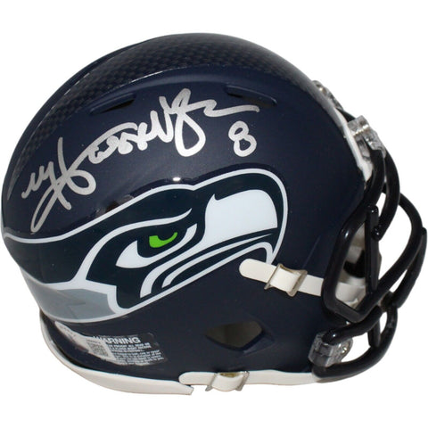 Matt Hasselback Signed Seattle Seahawks Mini Helmet Beckett 42429