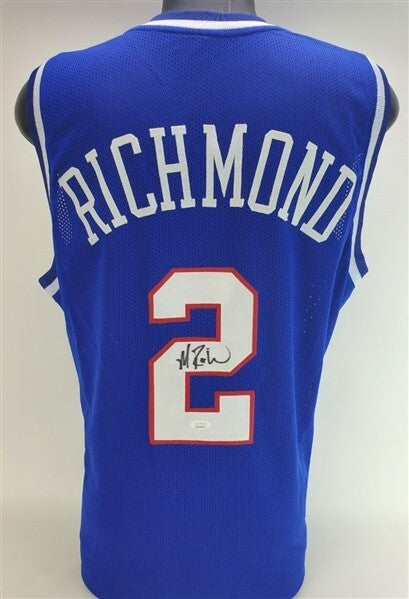 Mitch Richmond Signed Sacramento Kings "Sac town"Jersey (JSA COA) 6xNBA All Star