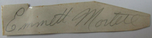 Emmett Mortell Notre Dame Fighting Irish/ Eagles Signed Cut PSA/DNA 145112