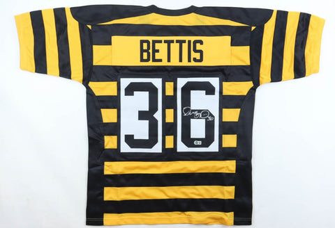Jerome Bettis Signed Pittsburgh Steelers 1933 Bumble Bee Jersey (Beckett) R.B.