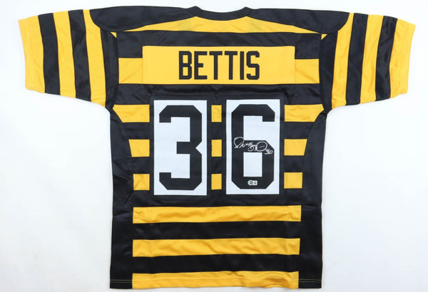 Jerome Bettis Signed Pittsburgh Steelers 1933 Bumble Bee Jersey (Beckett) R.B.