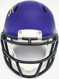 SAM DARNOLD AUTOGRAPHED VIKINGS PURPLE SPEED MINI HELMET BECKETT WITNESS 230255