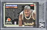 Magic Shaquille O'Neal Signed 1992 Ultra Rejectors #4 Rookie Card BAS Slabbed