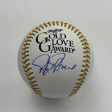 Autographed/Signed Rafael Palmeiro Gold Glove Rawlings Baseball ROML JSA COA