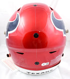 JJ Watt Autographed Texans F/S Flash Speed Flex Helmet-Beckett W Hologram *White