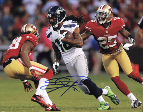 Sidney Rice Autographed Signed 11x14 Photo Seattle Seahawks SKU #243984