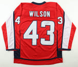 Tom Wilson Signed Washington Capital Home Jersey (JSA) 2018 Stanley Cup Champ