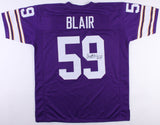 Matt Blair Signed Minnesota Vikings Jersey (JSA COA) 6xPro Bowl Linebacker