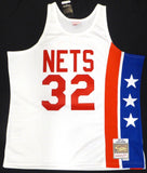 ABA Nets Julius Dr. J Erving Autographed 1973-74 M&N Jersey XXL Beckett W858284