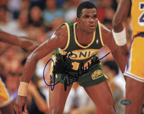 Nate McMillan Autographed Signed 8x10 Photo Seattle Supersonics MCS Holo #87308