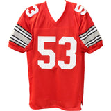 Randy Gradishar Autographed/Signed College Style XL Red Jersey Beckett 44616