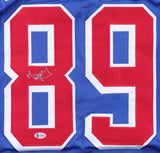 Pavel Buchnevich Signed New York Rangers Jersey (Beckett COA) Star Right Winger