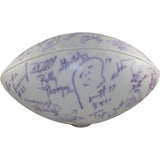 Montana Elway +32 Signed NFL Wilson Logo Football Faded Sigs Beckett 55427