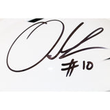 Quinshon Judkins Autographed Cleveland Browns Speedflex ALT Helmet Beckett 53119