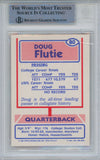 Doug Flutie Signed 1985 Topps #80 USFL Rookie Card Beckett Slab 42914