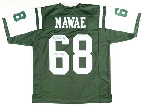 Kevin Mawae Signed New York Jets Jersey (JSA COA) 8xPro Bowl Center / 2019 HOF