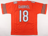 Taylor Gabriel Signed Bears Jersey (Beckett Hologram) Chicago Starting W.R.