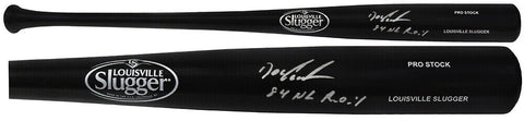 Dwight Gooden Signed Louisville Slugger Black Baseball Bat w/84 NL ROY -(SS COA)