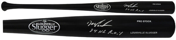 Dwight Gooden Signed Louisville Slugger Black Baseball Bat w/84 NL ROY -(SS COA)