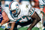 Dwight Stephenson Signed Miami Dolphins Mini Helmet (Prova) Hall of Fame 1998