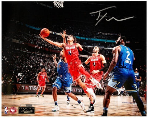 TRAE YOUNG Autographed Atlanta Hawks "1st All Star" 16 x 20 Photo PANINI LE 111