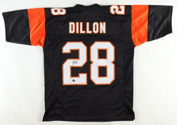 Corey Dillon Signed Cincinnati Bengals Jersey (Beckett) Super Bowl XXXIX Champ