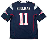 Julian Edelman New England Patriots Signed Authentic Navy Nike Game Jersey JSA