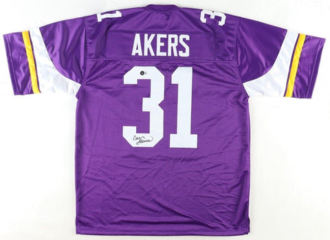 Cam Akers Signed Minnesota Vikings Jersey (Beckett) Former Florida State R.B.