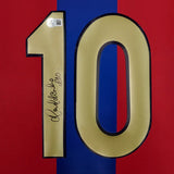 Ronaldinho Signed FC Barcelona Home Soccer Jersey #10 with Beckett COA