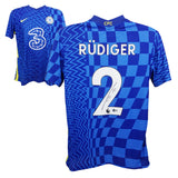 Antonio Rudiger Signed Chelsea FC Home Soccer Jersey #2 with Beckett COA