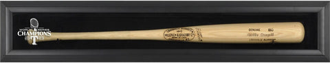 Texas Rangers 2023 MLB World Series Champions Black Framed Logo Bat Display Case