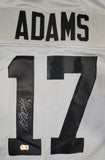 DAVANTE ADAMS SIGNED AUTOGRAPHED PRO STYLE XL CUSTOM JERSEY BECKETT QR