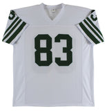 Eagles Vince Papale "Invincible" Authentic Signed White Jersey BAS Witnessed