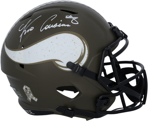 Autographed Kirk Cousins Vikings Helmet
