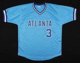 Dale Murphy Signed Atlanta Braves Powder Blue Jersey (PSA COA) 2xNL MVP OF